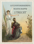603206 Afbeelding van een reclamedrukje van de Levensverzekering Maatschappij Utrecht te Utrecht.